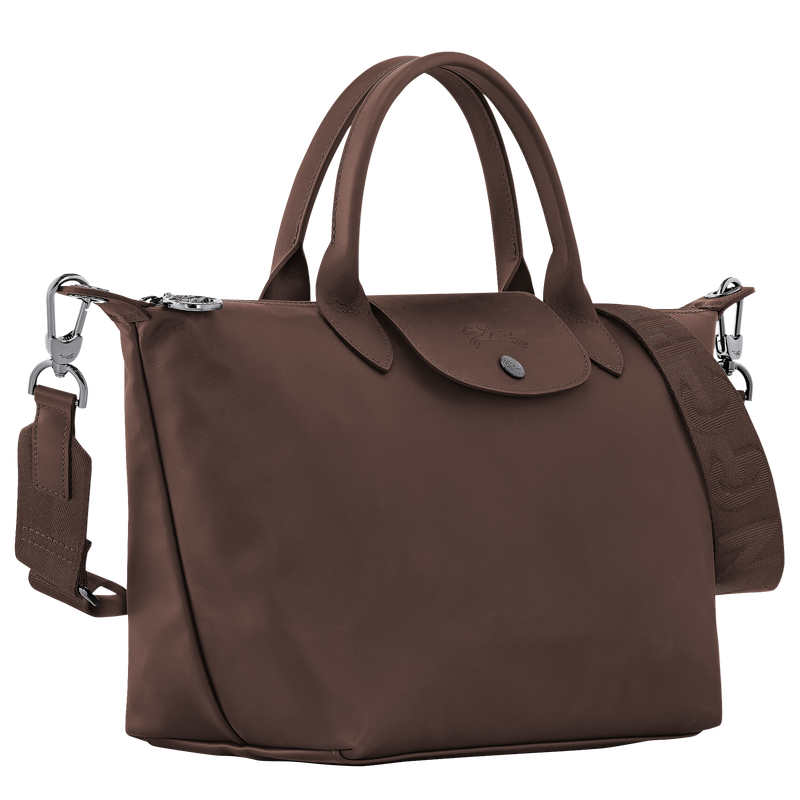 Le Pliage Xtra S Handbag , Mocha - Leather  - View 2 of  5