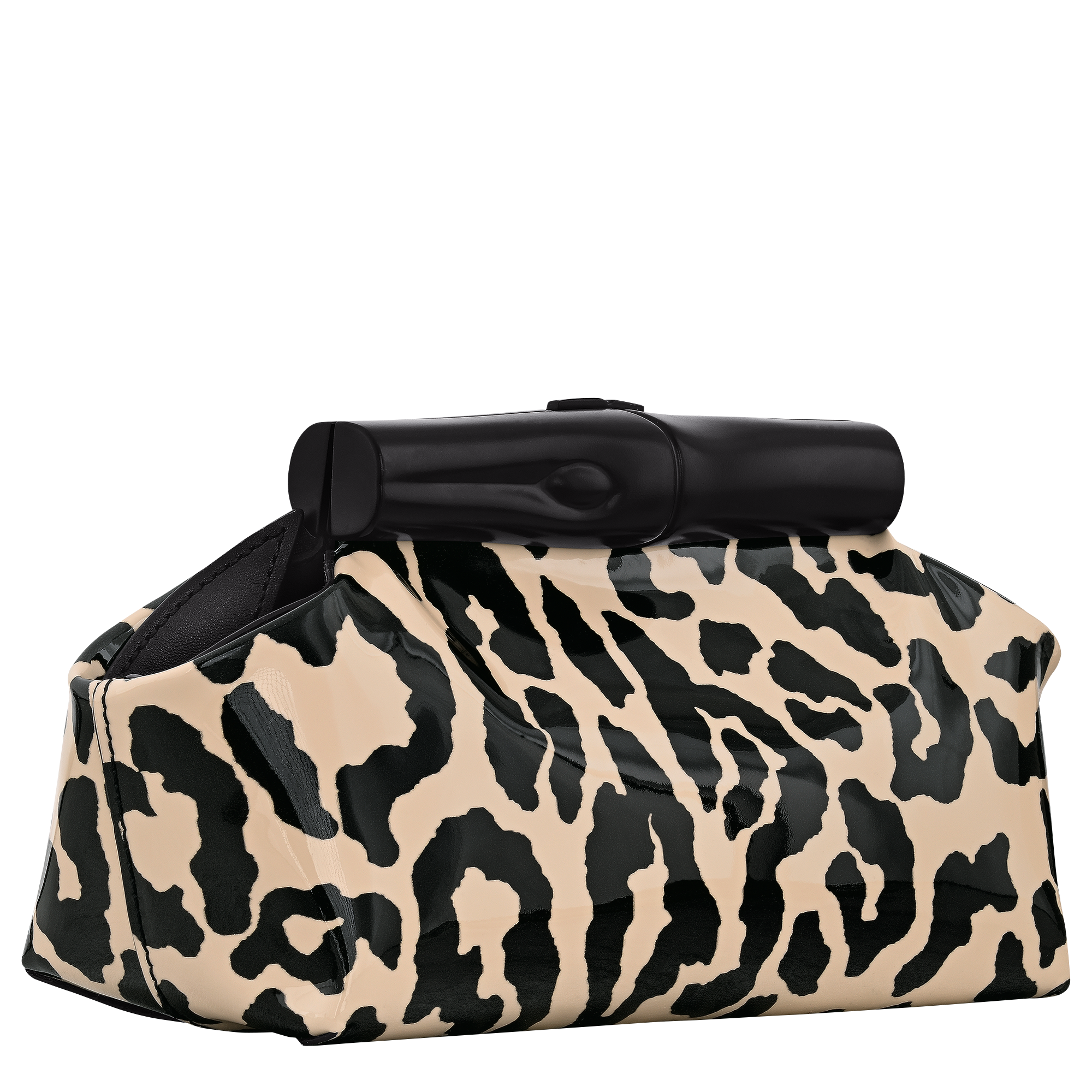 Le Roseau 手拿包 S, Black/Beige