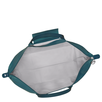 Le Pliage Green 旅行包 L, 孔雀蓝色