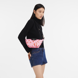 Le Pliage 系列 XS 斜挎包 , 粉红色 - 帆布