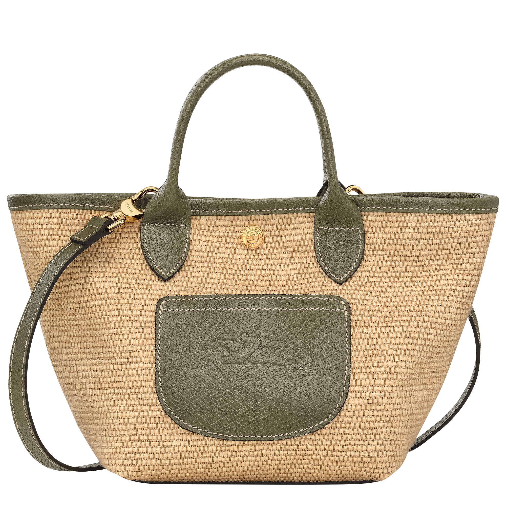 Le Pliage 系列 手提包 XS, 洋蓟绿