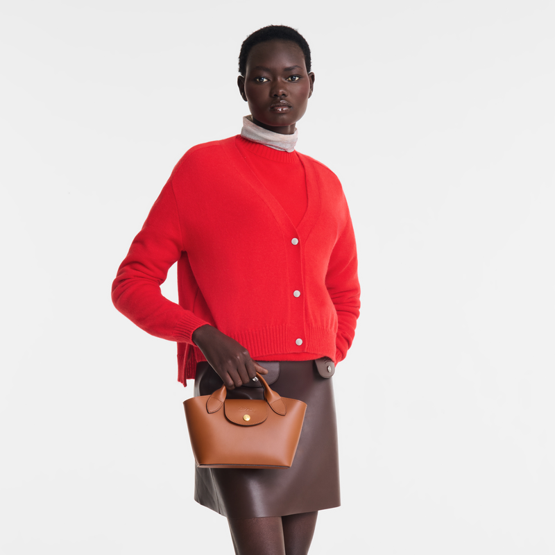&Eacute;pure XS Tote bag , Cognac - Leather  - View 2 of  6