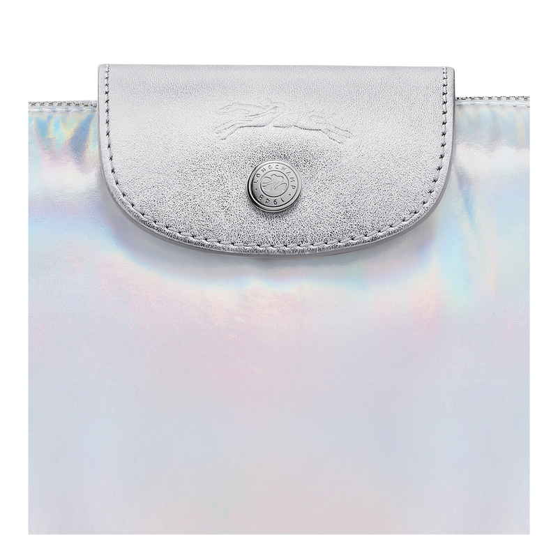 Le Pliage Collection XS Crossbody bag , Silver - Canvas  - View 6 of  6