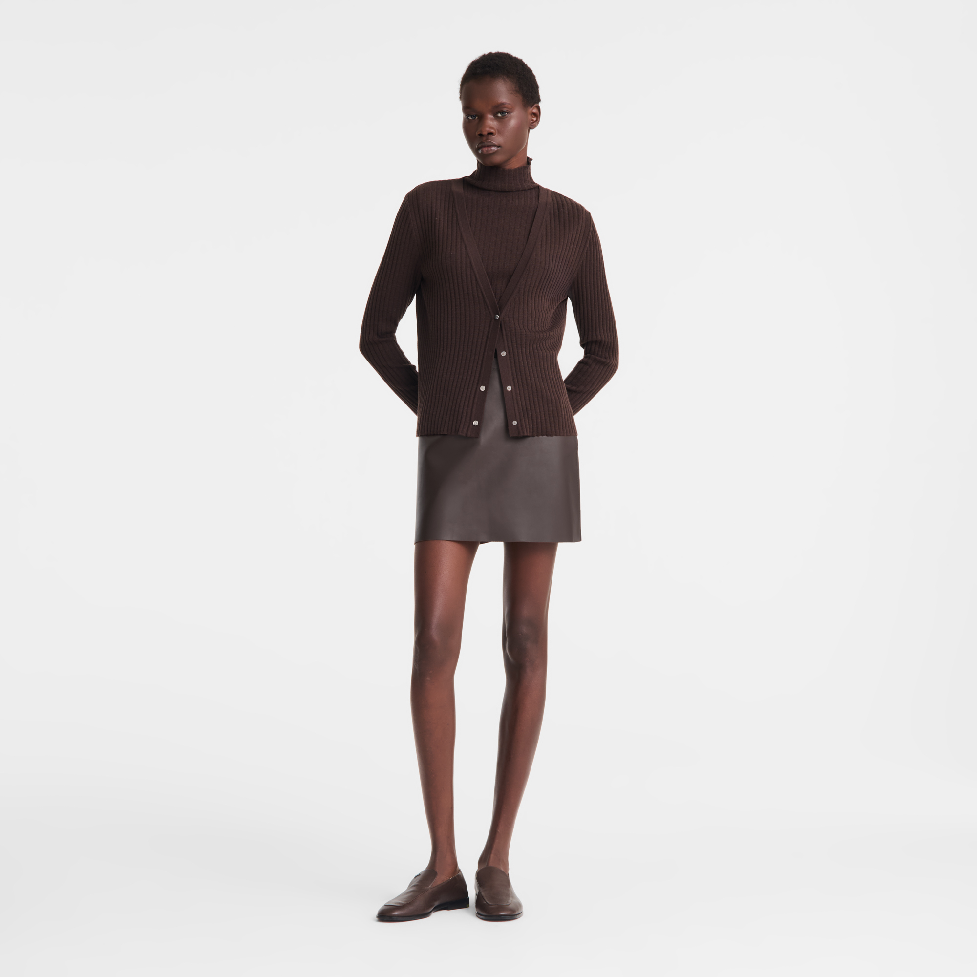 null Cardigan, Mocha