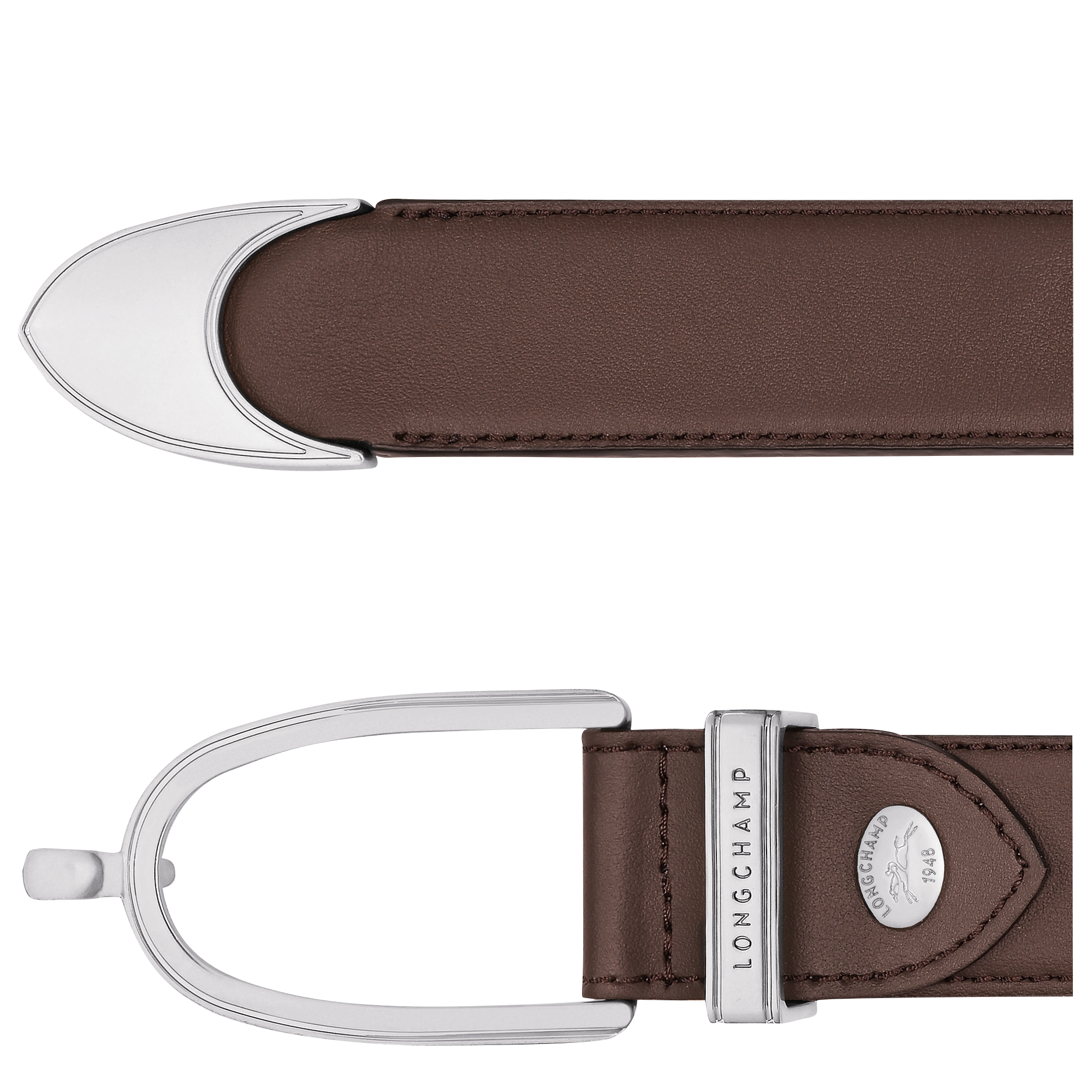 Le Foulonn&eacute; Ladies' belt, Mocha