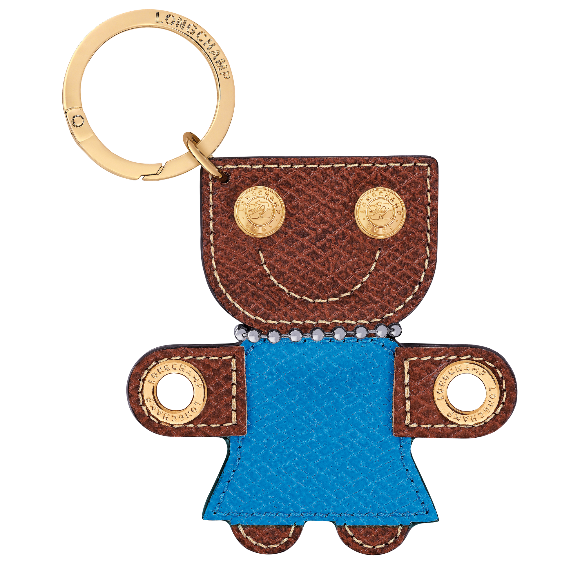 &Eacute;pure Key ring, Bright Blue