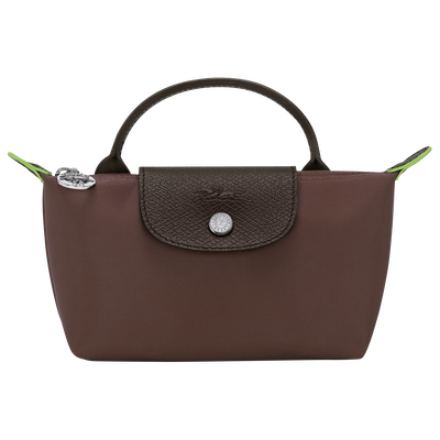 Le Pliage Green 化妆包 , 摩卡色 - 再生帆布