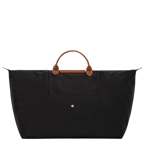 Le Pliage Original M Travel bag , Black - Recycled canvas - View 4 of  6