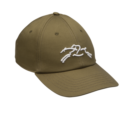 Solid cap , Artichoke - Cotton blend