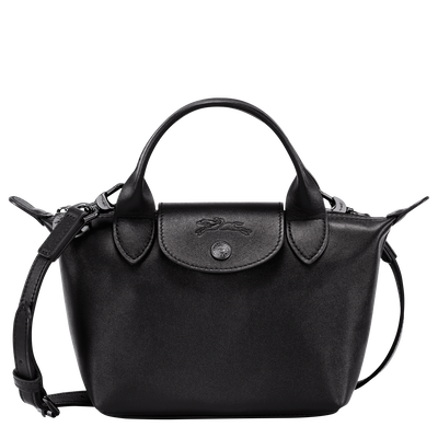 Le Pliage Xtra XS 手提包 , 黑色 - 皮革