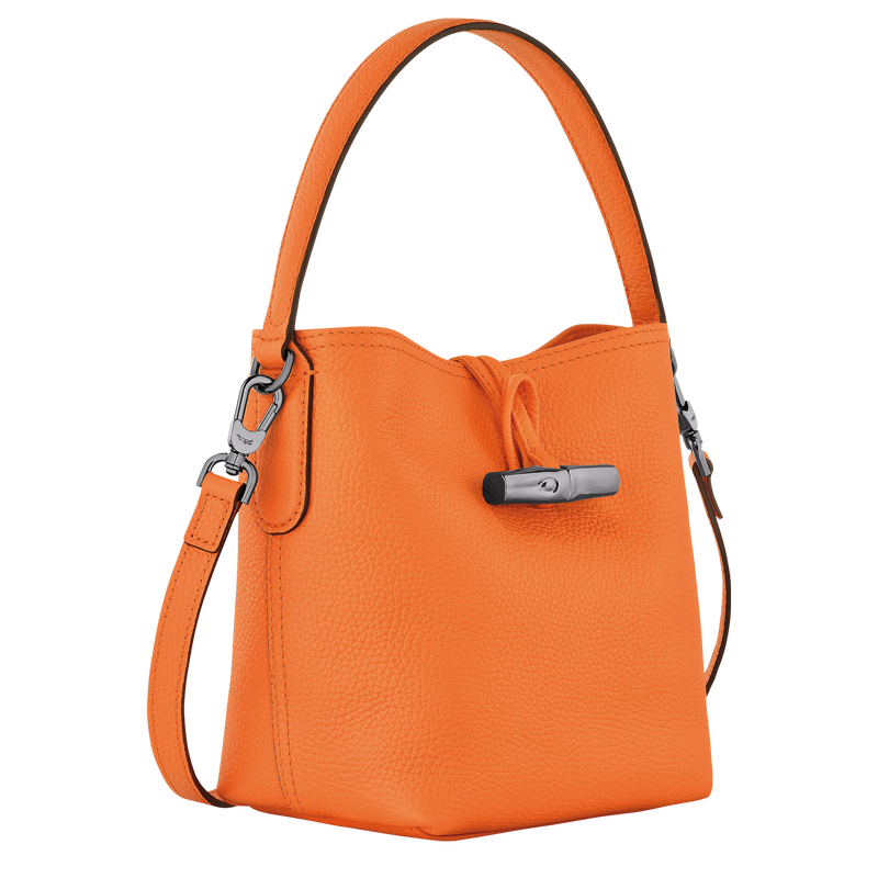 Roseau Essential XS Bucket bag , Orange - Leather  - View 3 of  6