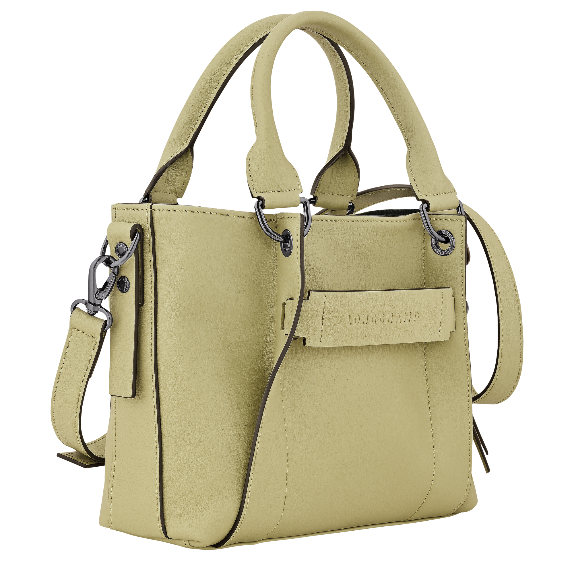 Longchamp 3D Handbag S, Almond Green