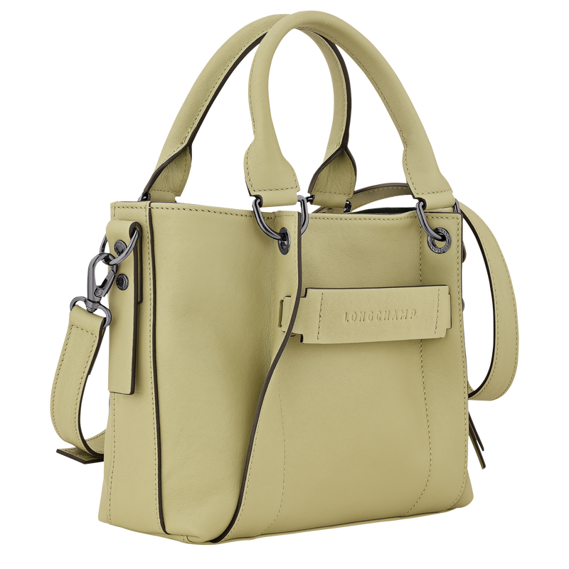 Longchamp 3D S Handbag , Almond Green - Leather  - View 3 of  6