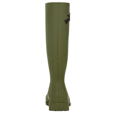 Longchamp骏马 平底靴, 卡其色