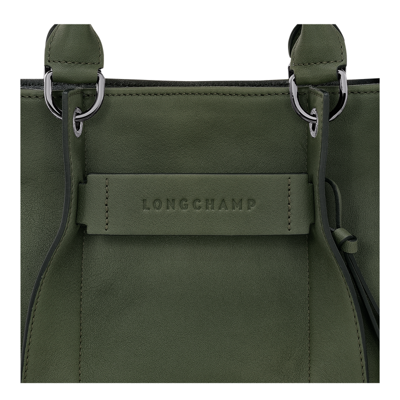 Longchamp 3D S Handbag , Khaki - Leather  - View 5 of  5