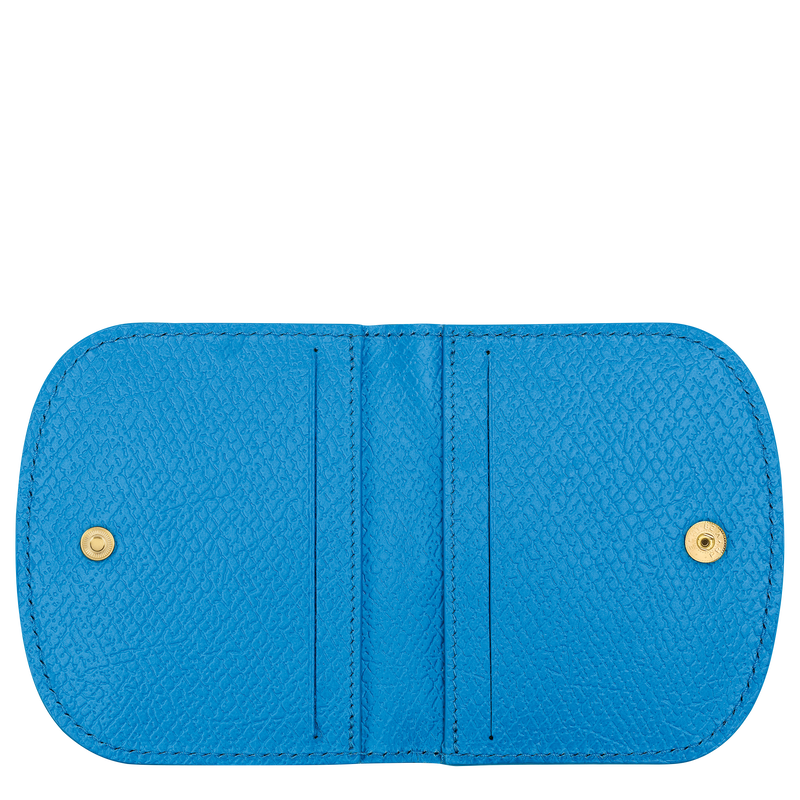 Epure Card holder , Azure - Leather  - View 3 of  3