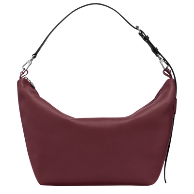 Le Slouchy M Hobo 袋 , 石榴色 - 皮革