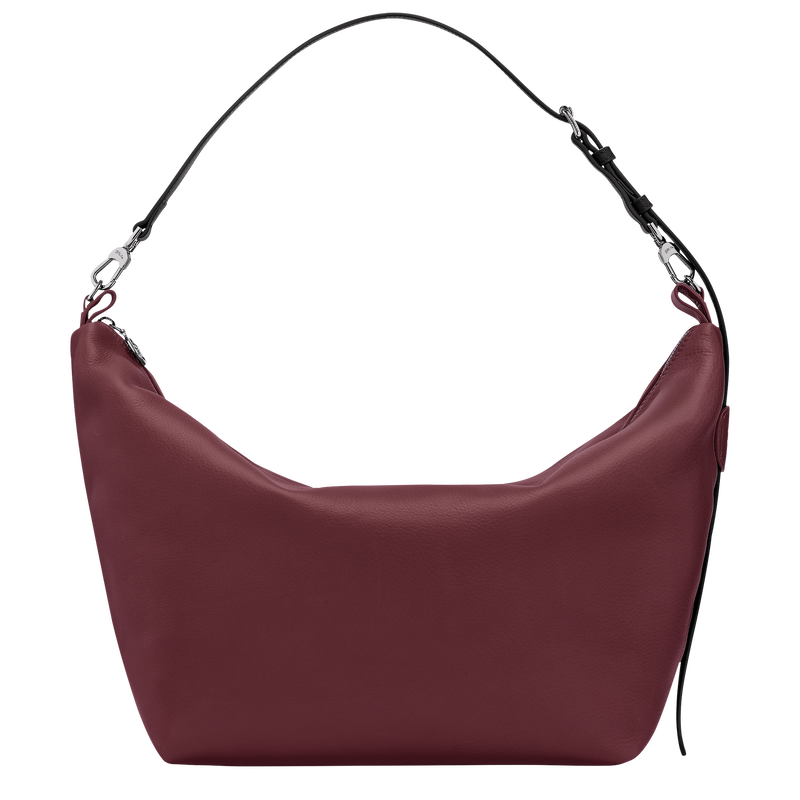 Le Slouchy M Hobo 袋 , 石榴色 - 皮革  - 查看 1 2