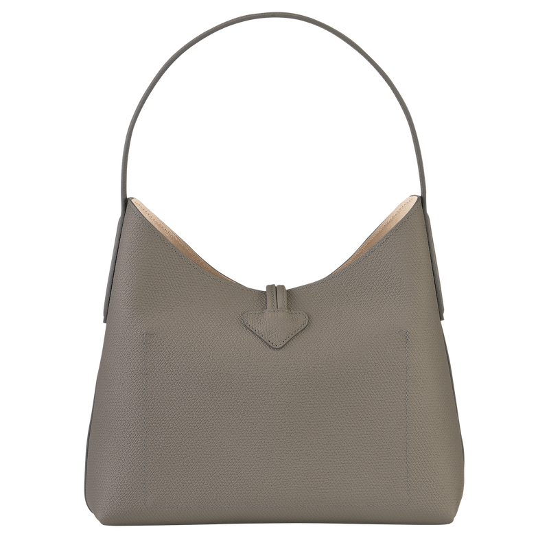 Roseau M Hobo bag , Turtledove - Leather  - View 4 of  6