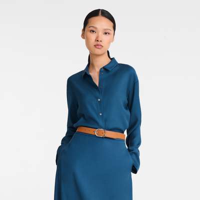 Archive 女士皮带 , 腰果色 - 皮革