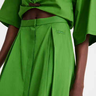 null Midi skirt, Matcha