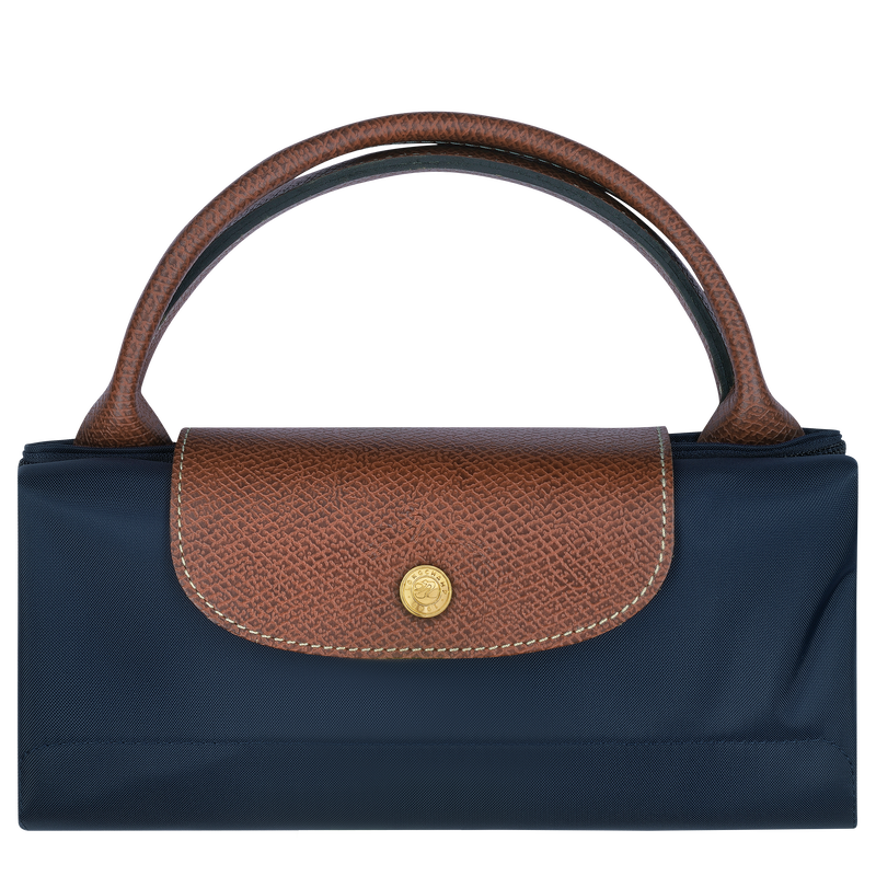 Le Pliage Original S Travel bag , Navy - Recycled canvas  - View 7 of  7