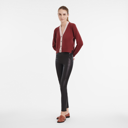 Fall/Winter 2023 Collection Cardigan , Mahogany/Powder - OTHER