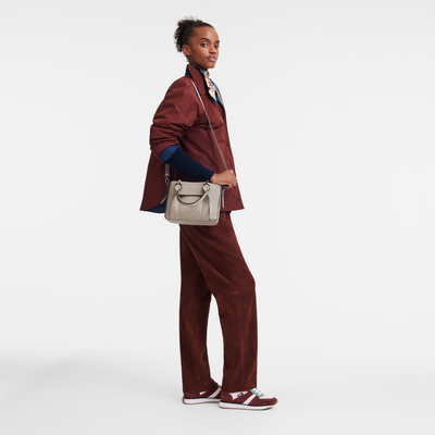 Longchamp 3D S 手提包 , 陶灰色 - 皮革