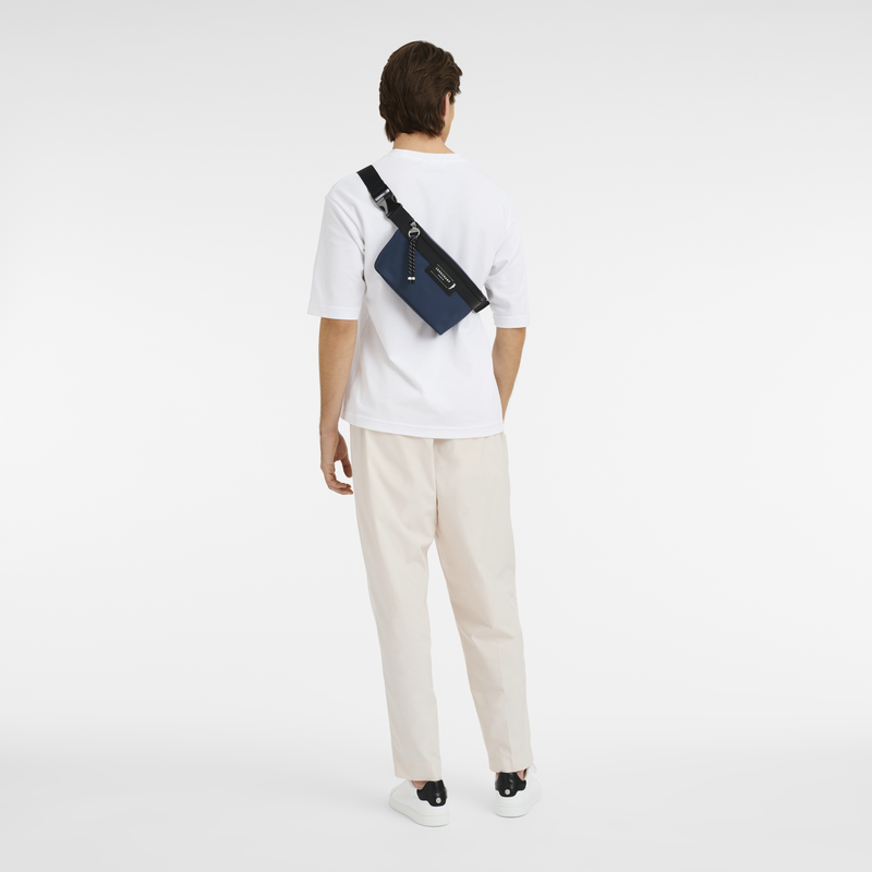 Le Pliage Energy M 腰包 , 海军蓝色 - 再生帆布  - 查看 2 3