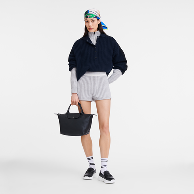 Le Pliage Xtra S 手提包 , 黑色 - 皮革