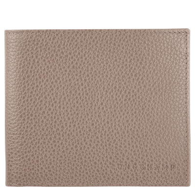 Le Foulonné Wallet , Turtledove - Leather