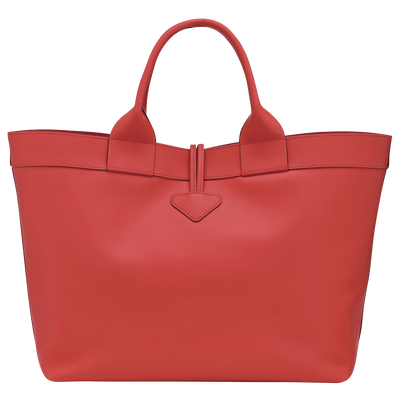 Le Roseau Tote bag L, Red/Navy