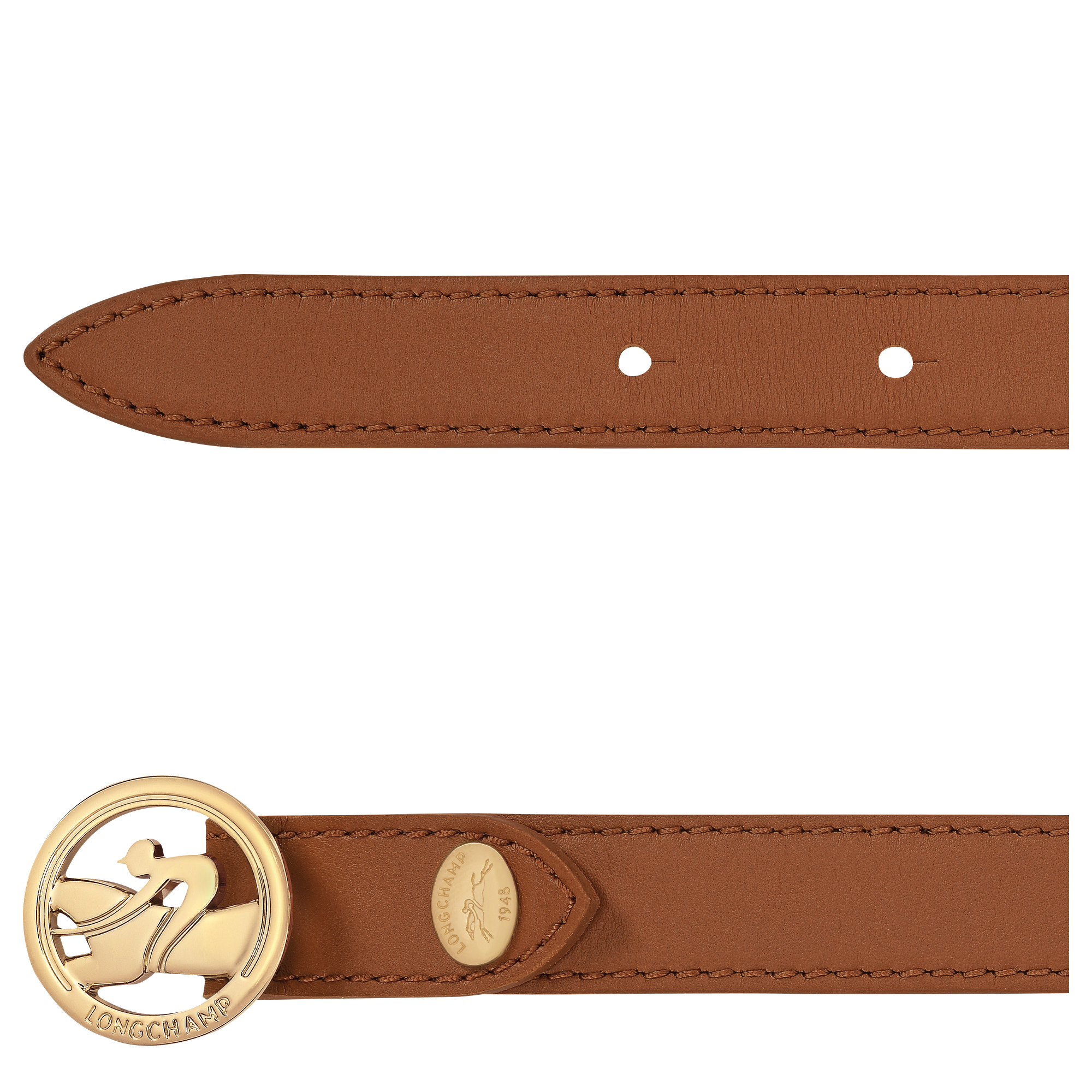 La M&eacute;daille Longchamp 女士皮带, 干邑色