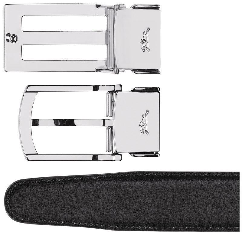 Delta Box Men's belt set , Black/Navy - Leather  - View 4 of  7