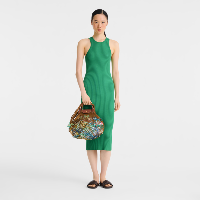 Le Pliage Collection 网袋 , 烟草色 - 帆布  - 查看 2 4