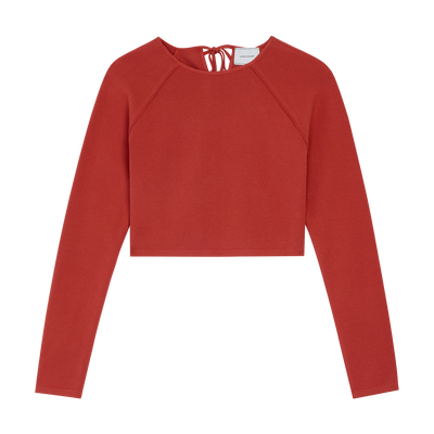 Top , Strawberry - Fluid knit