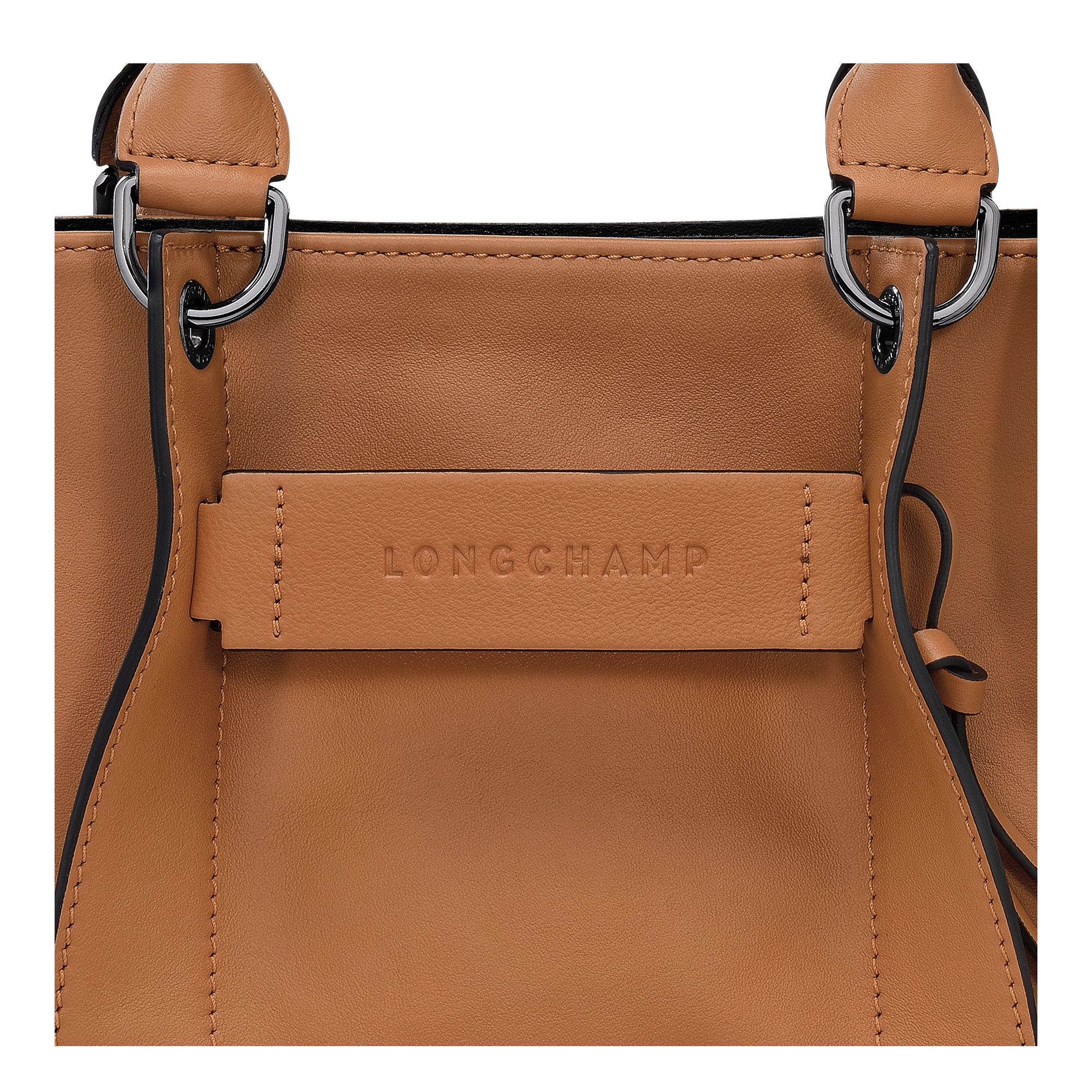 Longchamp 3D 手提包 S, 裸色