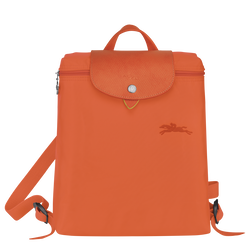 Le Pliage Green M Backpack , Carot - Recycled canvas