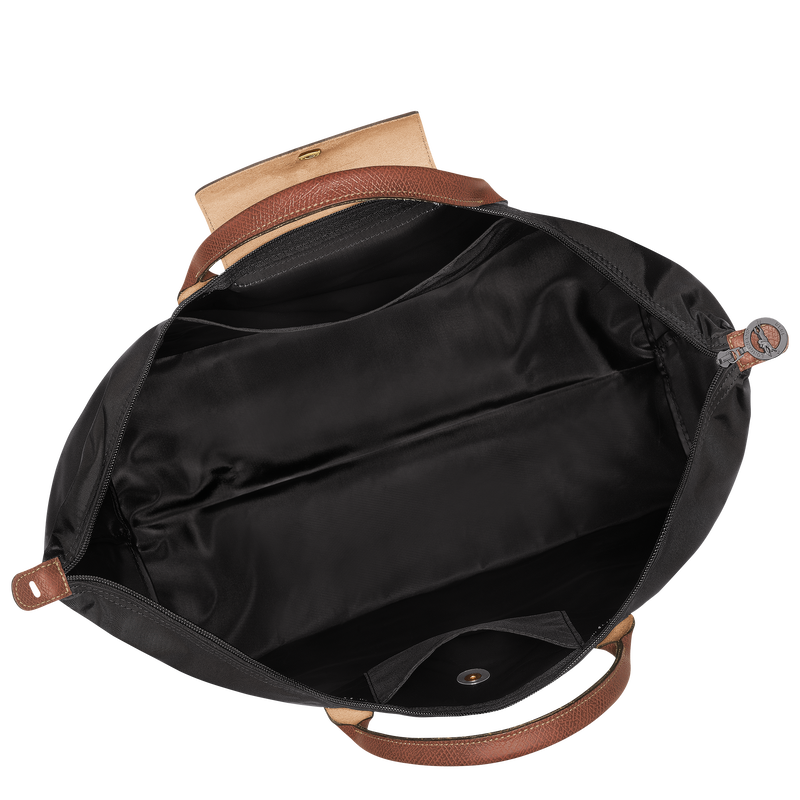 Le Pliage Original L 旅行包 , 黑色 - 再生帆布  - 查看 5 6