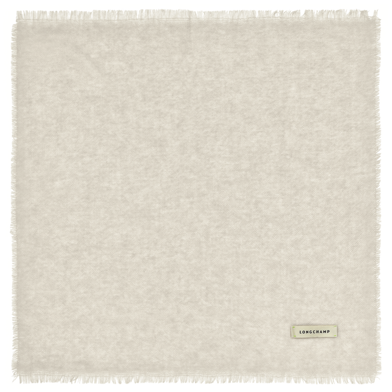 冬日柔情 披肩 , 象牙白 - 山羊绒  - 查看 1 2