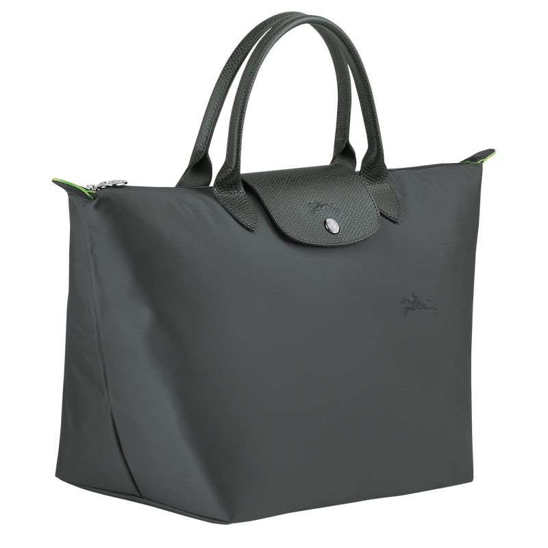 Le Pliage Green M Handbag , Graphite - Recycled canvas  - View 3 of  6