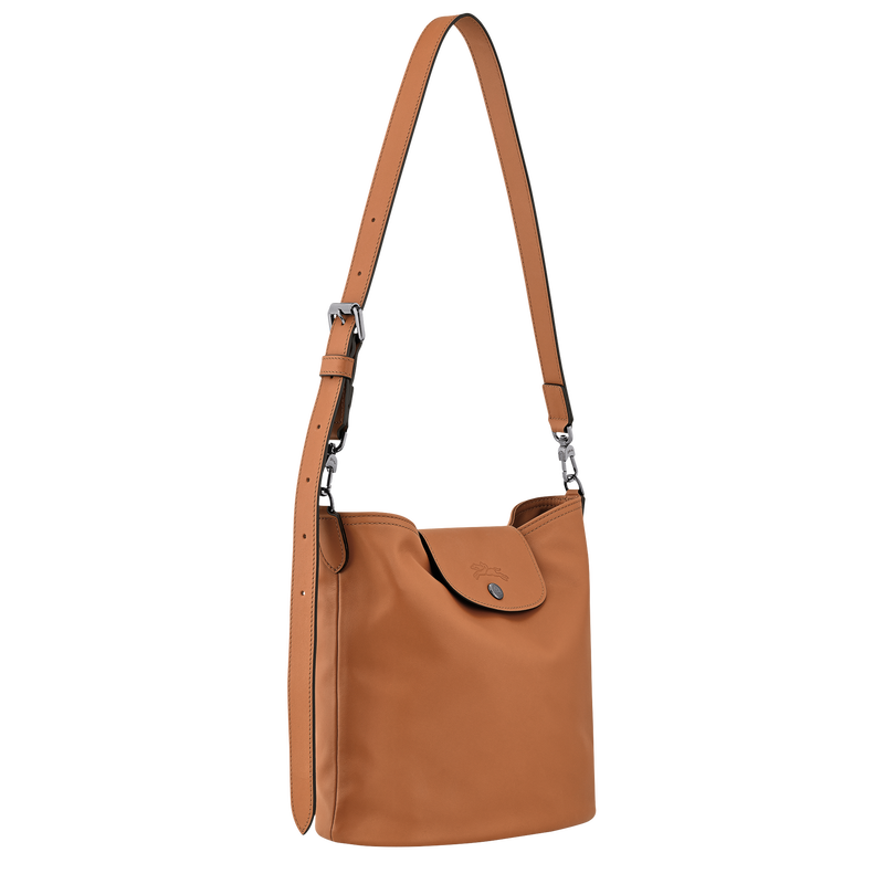 Le Pliage Xtra M Shoulder bag , Cashew - Leather  - View 3 of  6