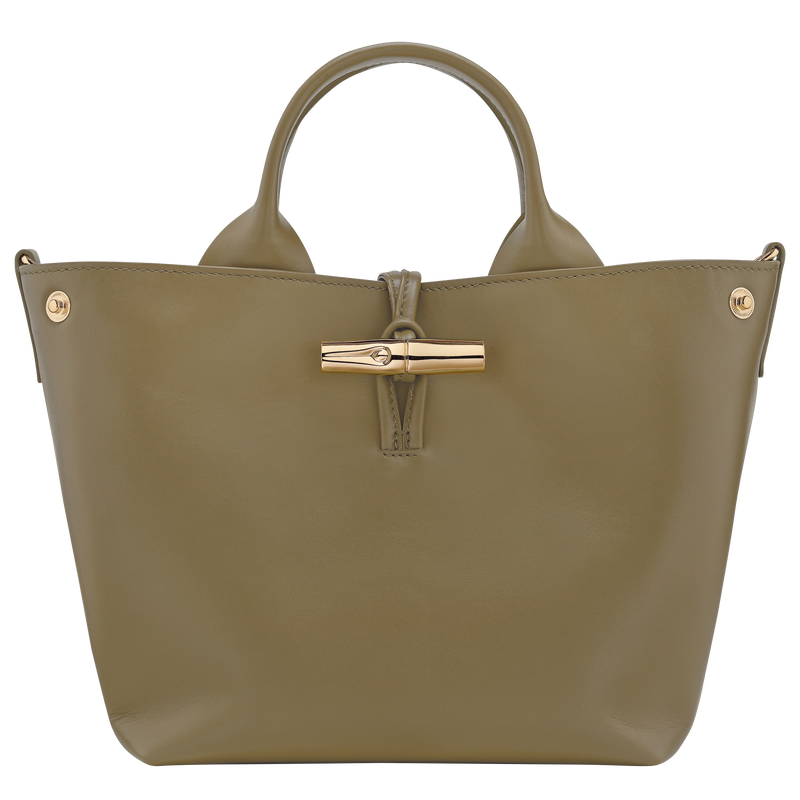 Le Roseau S Handbag , Olive - Leather  - View 5 of  7