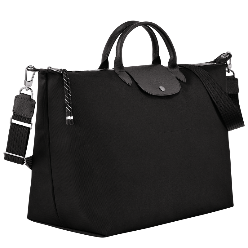 Le Pliage Energy L 旅行包 , 黑色 - 再生帆布  - 查看 3 6