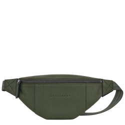 Longchamp 3D S 腰包 , 卡其色 - 皮革