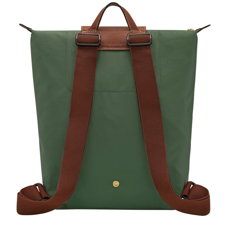 Le Pliage Original M 双肩背包 , 英伦绿 - 帆布  - 查看 4 7