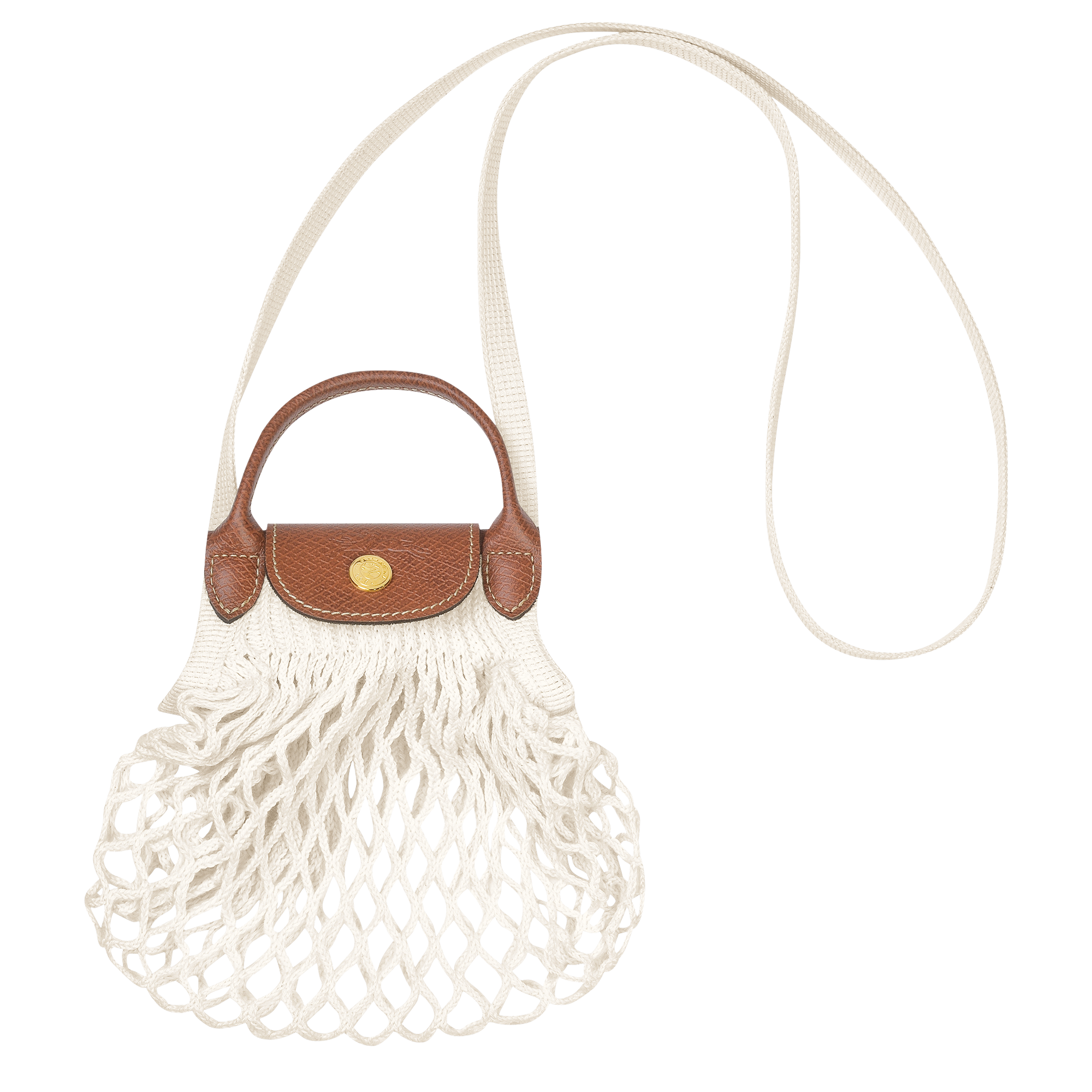 Mesh bag XS, Ecru - View 1 of
4 - zoom in Le Pliage Filet Mesh bag XS, Ecru