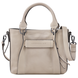 Longchamp 3D S 手提包 , 土褐色 - 皮革