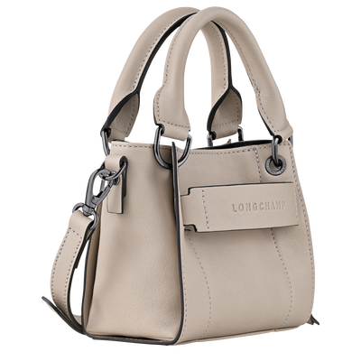 Longchamp 3D 手提包 XS, 陶灰色