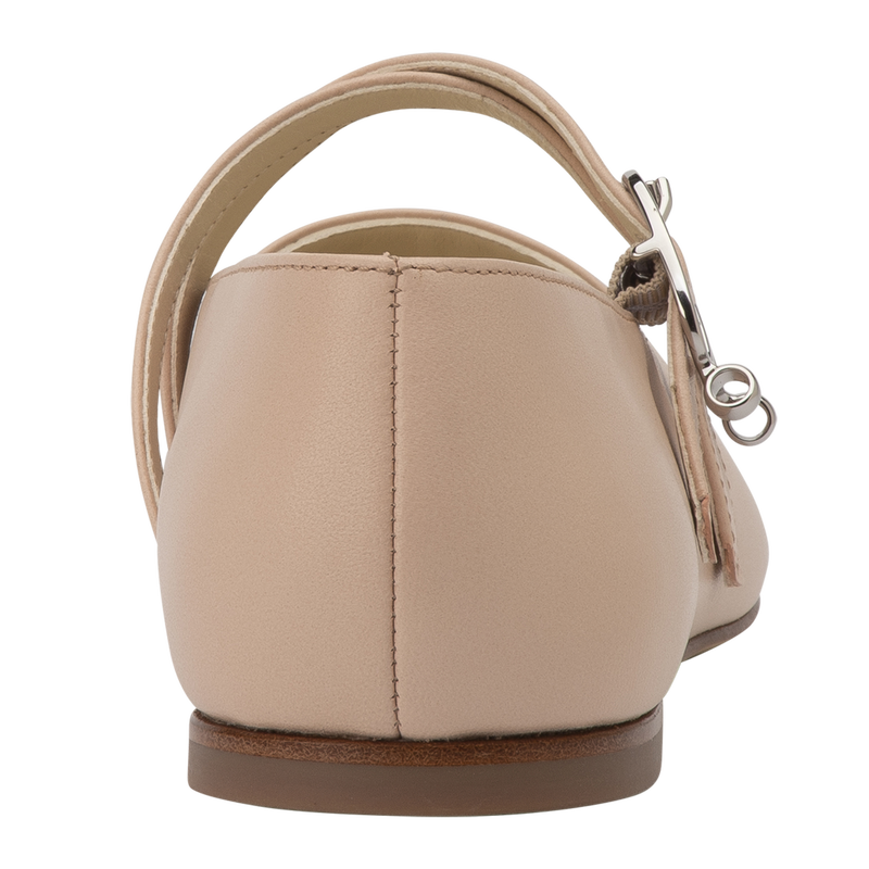 Le Foulonné 系列 平底鞋 , 奶油白 - 皮革  - 查看 4 5